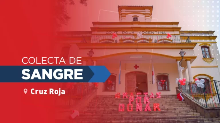 Se recibirán donaciones de sangre en la Cruz Roja