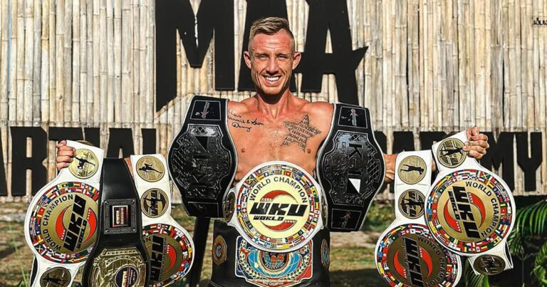 La inspiradora historia de Pascal Schroth, de una infancia difícil a campeón mundial de kickboxing