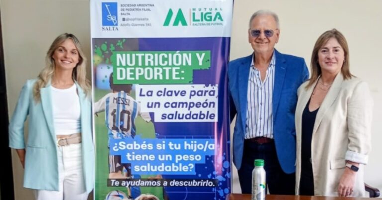 La Liga Salteña de Fútbol lanzó su programa de nutrición para las Infantiles