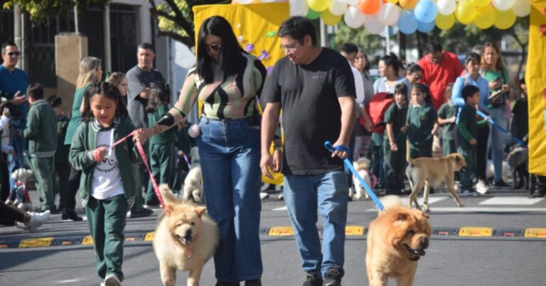 VIDEO: desfile solidario de mascotas en barrio El Tribuno