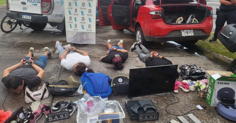 Tras una persecución de película, cayó “La banda de los peruanos” en La Plata