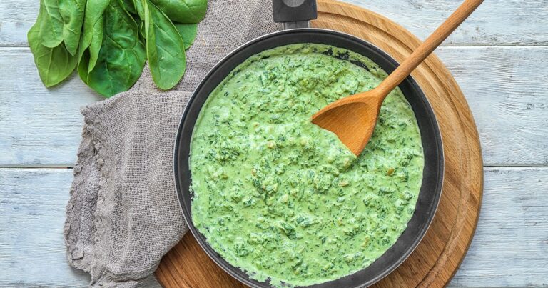 Receta de crema de espinacas, rápida y fácil