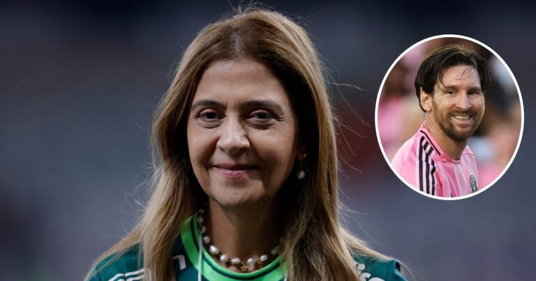 El desafiante mensaje de la presidente del Palmeiras a Messi en la previa del Mundial de Clubes
