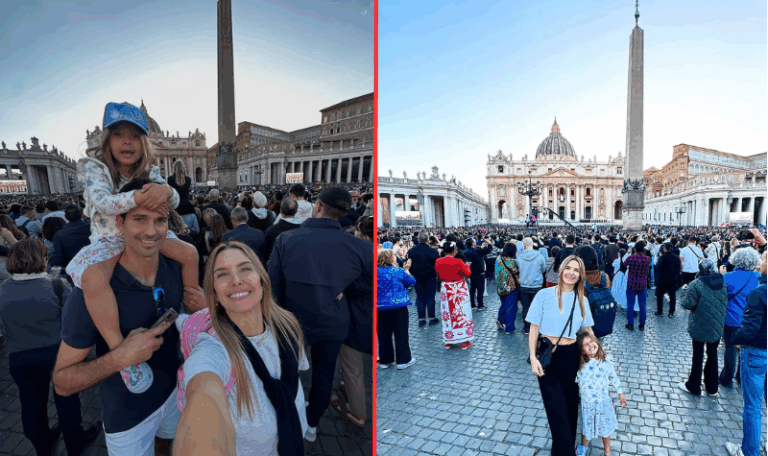 La emoción de Sofía Zámolo desde el Vaticano durante el anuncio del nuevo Papa