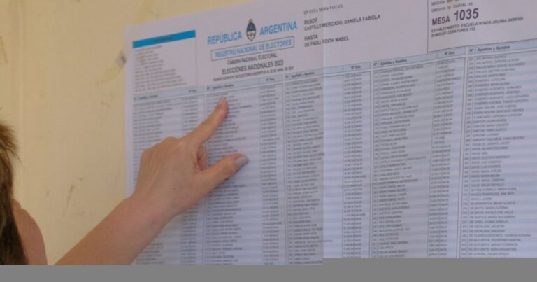 Más de 1millón de ciudadanos están habilitados para votar en Salta