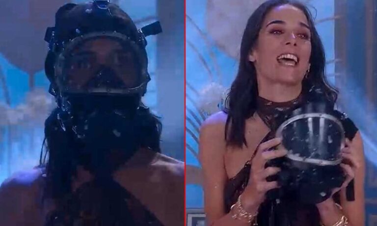 Video: Juana Viale se disfrazó de El Eternauta y abrió su programa en medio de la nieve