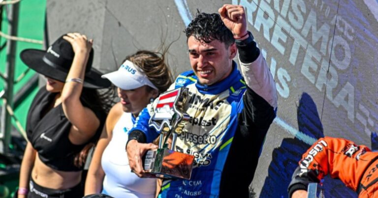 Jeremías Olmedo logró un histórico podio en el Turismo Carretera