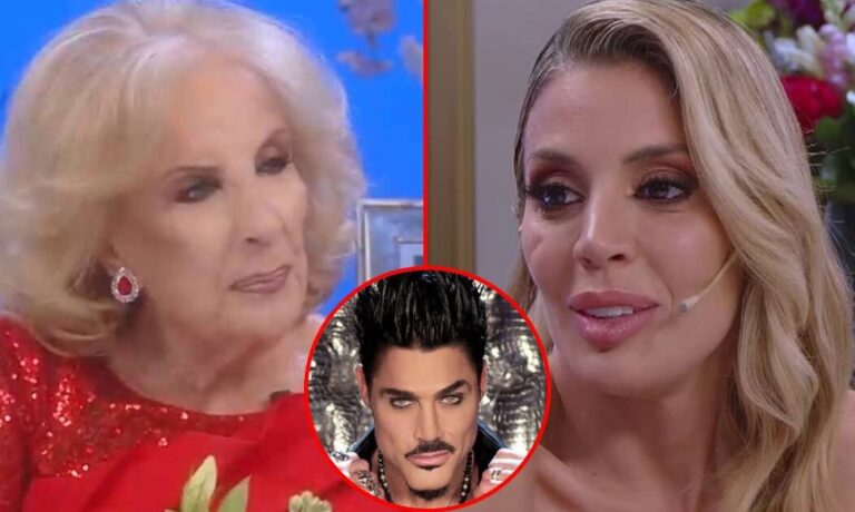 El reproche de Mirtha Legrand a Virginia Gallardo por su romance con Ricardo Fort