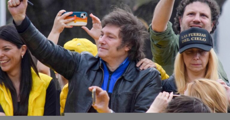 El presidente Javier Milei celebró la victoria libertaria de Capital