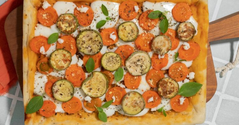 Receta de pizza de zanahoria sin TACC, rápida y fácil