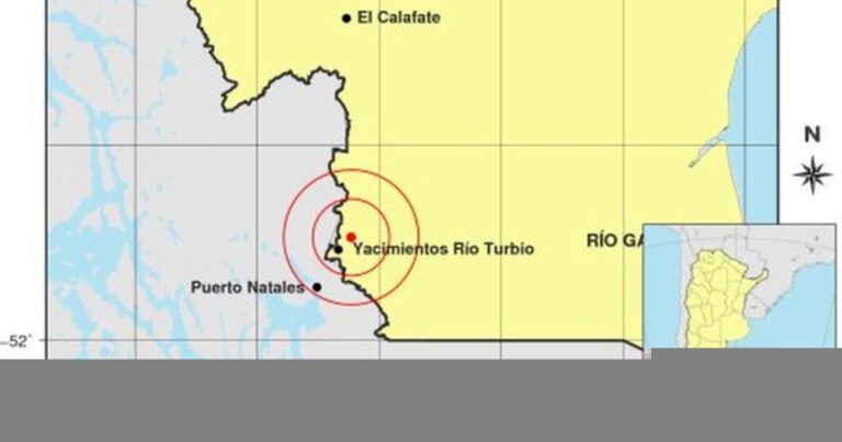 Temblor de 5,3 sacudió la Cuenca Carbonífera en Santa Cruz y generó preocupación en la región