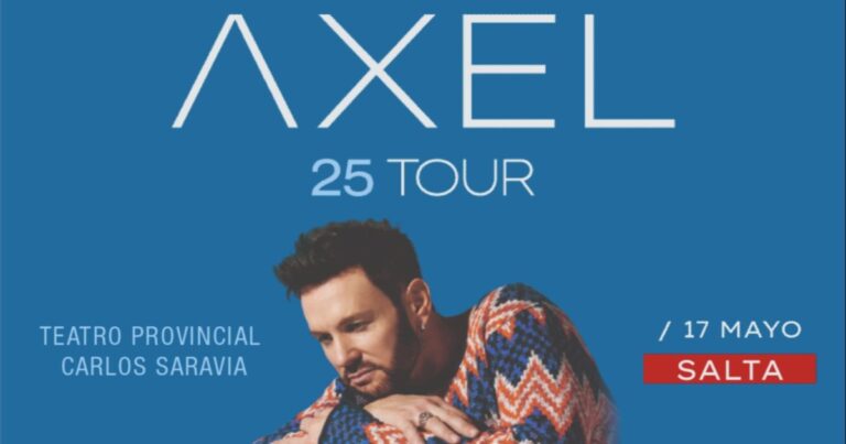Axel “25 Tour” 2×1 con Club