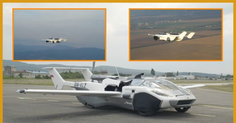 Así es el sorprendente auto que se transforma en avión: el video parece sacado de la ciencia ficción