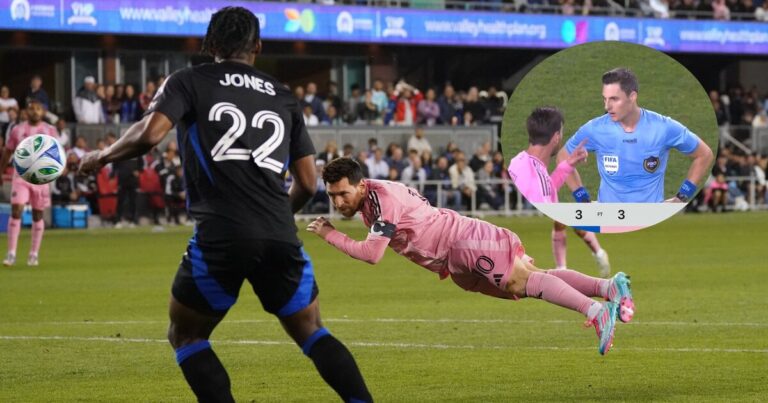 Participación en los goles, una palomita que se fue cerca y furia contra el árbitro: el partido de Messi ante San Jose Earthquakes