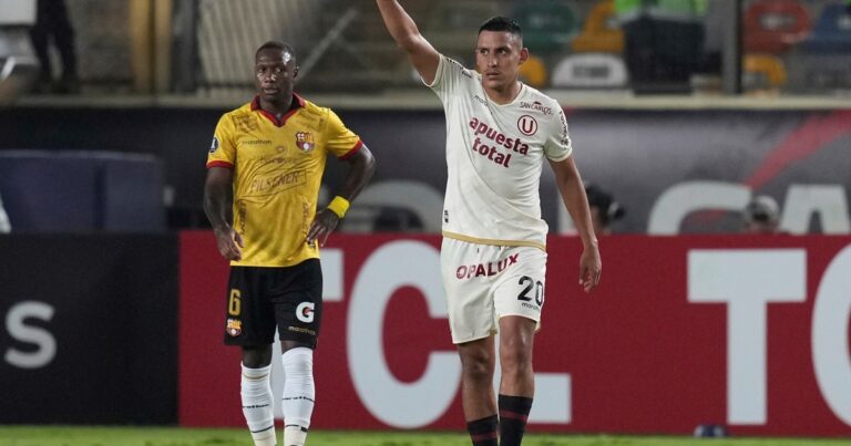 Video: el infantil error de Barcelona que le costó un gol ante Universitario por la Libertadores