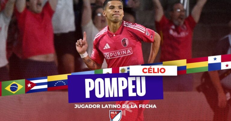 El Jugador Latino de la fecha 13 de la MLS: Célio Pompeu, un golazo a pura samba en un clásico