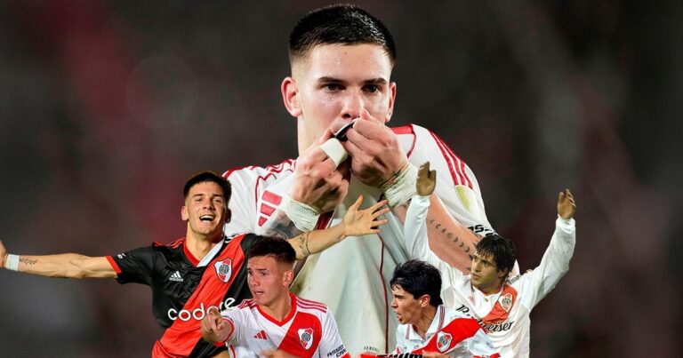 Sigue sumando: todos los récords de Mastantuono en River