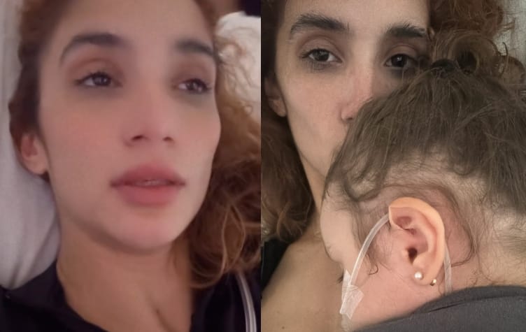 Desde el hospital, Melody Luz rompió el silencio sobre la salud de su hija con Alex Caniggia