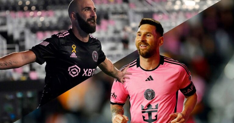 Mientras Messi metió 13 goles en su primera temporada con Inter Miami, esta es la tremenda diferencia con Gonzalo Higuaín