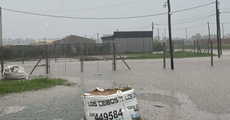 Situación crítica en Zárate por las tormentas y alerta roja en provincia de Buenos Aires