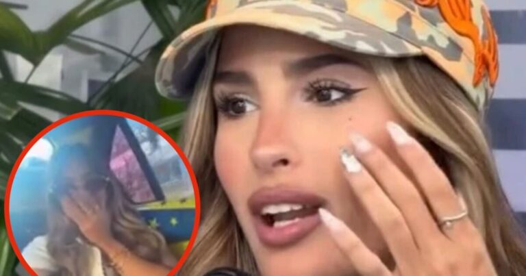 Juli Poggio viajó en el Uber más excéntrico del país y no dudó en mostrar todas las particularidades del auto