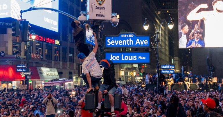 Videos: los Knicks vuelven a la final del Este tras 25 años y una fiesta de locura invadió New York
