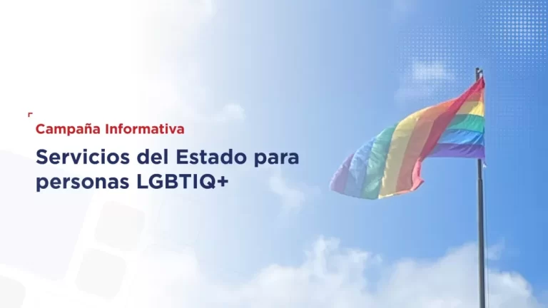 A través de una Campaña Informativa se difundirán los servicios del Estado para personas LGBTIQ+