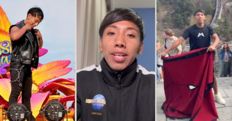 De Salta a China, la historia del salteño que la “rompe” en el escenario bailando malambo en Beijing