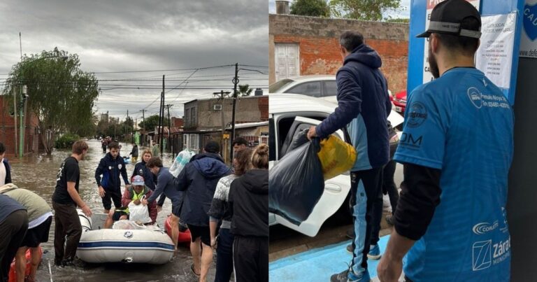 La solidaridad del fútbol argentino: CADU y un operativo para ayudar a los inundados