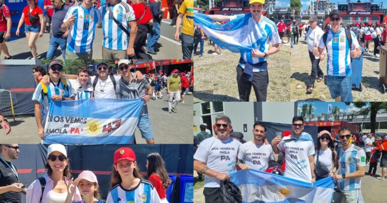 Creer: Imola se llenó de argentinos que bancan a Franco Colapinto
