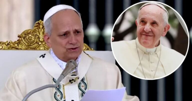 León XIV evocó con emoción a Francisco en su primera homilía: “Nos sentimos como ovejas sin pastor”
