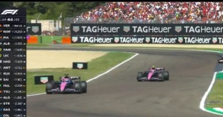 El pedido de Alpine para que Colapinto dejara pasar a Gasly y el agradecimiento del francés