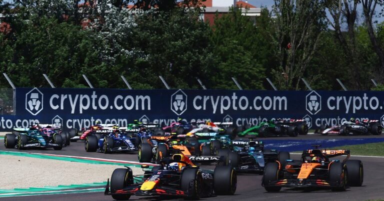 Video: Así fue la largada de la F1 en Imola, con Franco Colapinto y su pelea desde atrás
