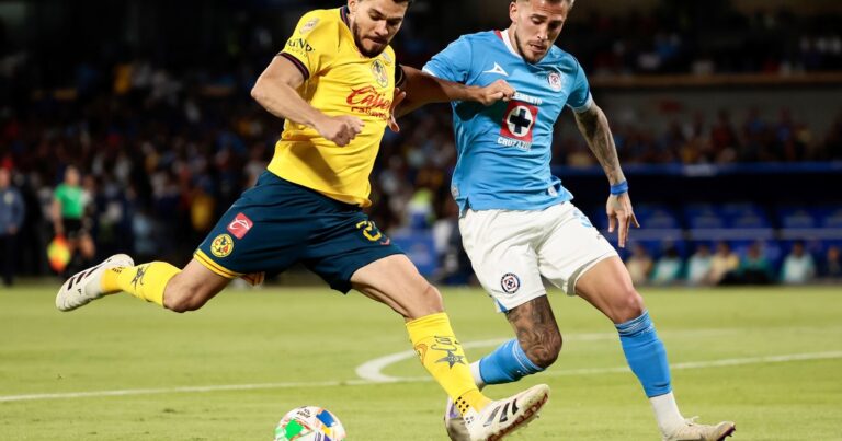 Las alineaciones para América vs. Cruz Azul, por las semifinales del Clausura 2025 de la Liga MX