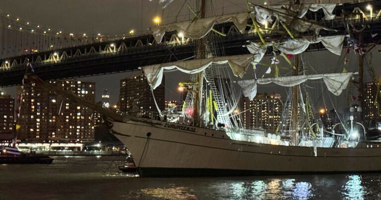 ¿Qué causó el choque del buque mexicano contra el Puente de Brooklyn? Así ocurrió el accidente