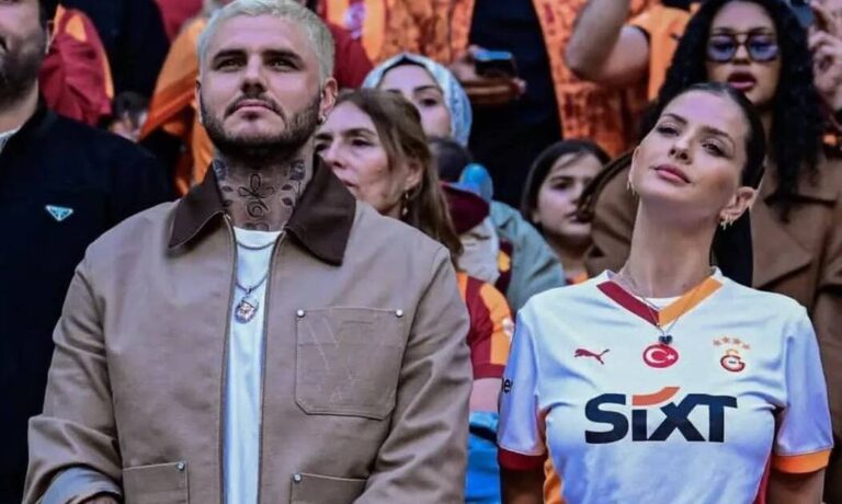 El festejo de Mauro Icardi y la China Suárez en Turquía en el título que ganó el Galatasaray