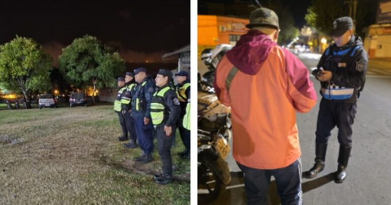 Intenso operativo de seguridad en 20 barrios: más de 340 demorados y 5 detenidos en Salta