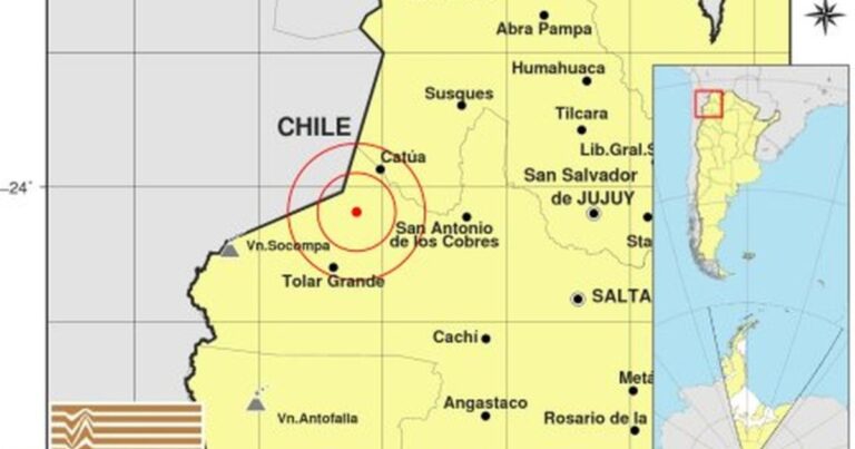 Temblor en Salta: un sismo de magnitud 3 se sintió en algunas zonas de la ciudad