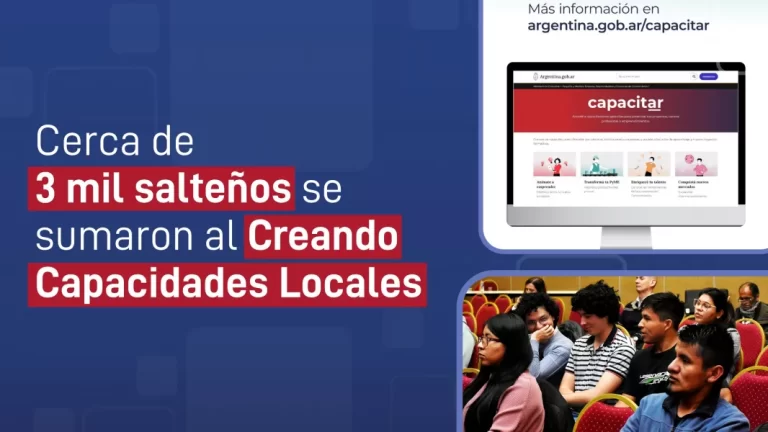 Cerca de 3 mil salteños podrán mejorar habilidades y competencias laborales