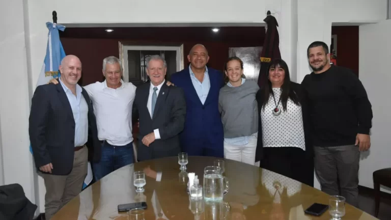 El vicegobernador Marocco recibió al director de la Fundación Espartanos