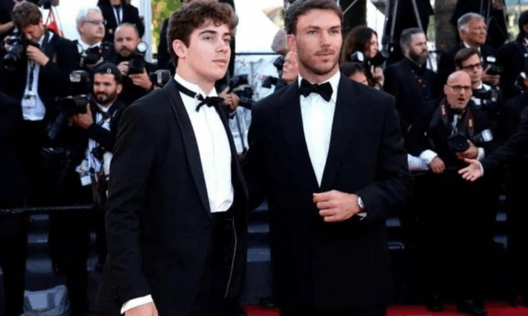 Franco Colapinto fue al festival de cine de Cannes junto a su compañero de Alpine: las fotos