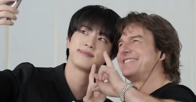Tom Cruise se declaró fan de BTS en su primera reunión con Jin