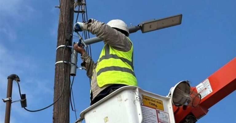 Avanza el recambio en el alumbrado público