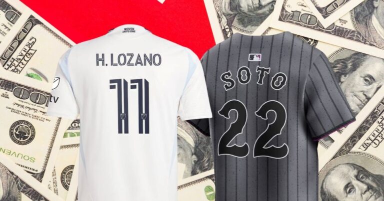 Mientras la camiseta de Chucky Lozano en la MLS cuesta 194,99 dólares, esto es lo que vale la de Juan Soto con New York Mets