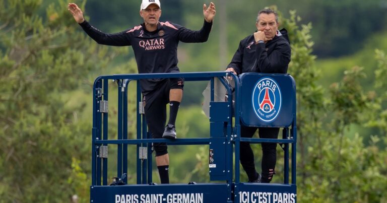 Luis Enrique y una inusual práctica en PSG antes de las finales de Copa de Francia y Champions