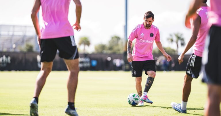 Olé en la práctica de Inter Miami: el mensaje de Messi puertas adentro, la palabra del nuevo refuerzo y “dar un golpe sobre la mesa”