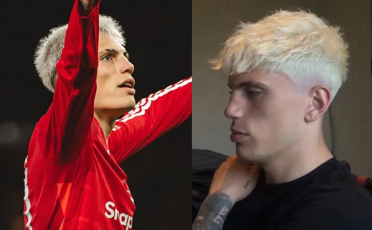 El nuevo look extremo de Alejandro Garnacho para la final de la Europa League con el Manchester United