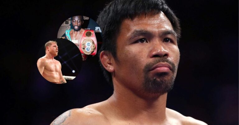 Manny Pacquiao sorprende con su veredicto para Canelo Álvarez vs Terence Crawford