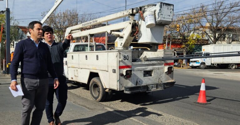 Ramón Lanús supervisó la instalación de cámaras