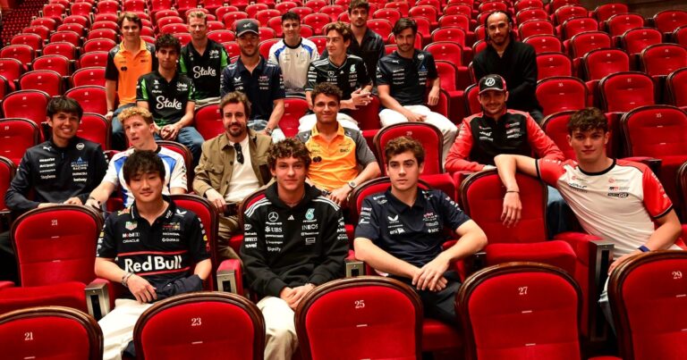 Franco Colapinto asistió al exclusivo preestreno de la película de Fórmula 1 en Mónaco